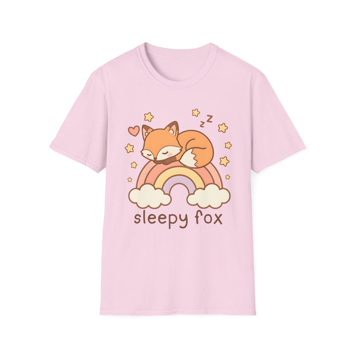 Rainbow Sleepy Fox