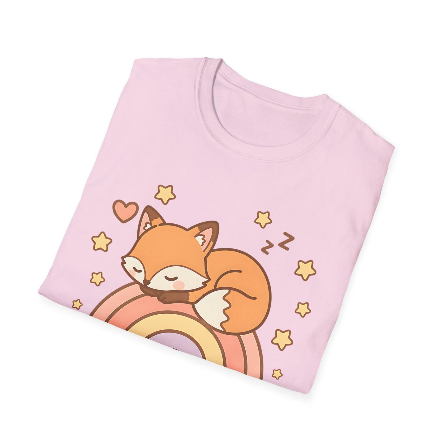 Rainbow Sleepy Fox Cub