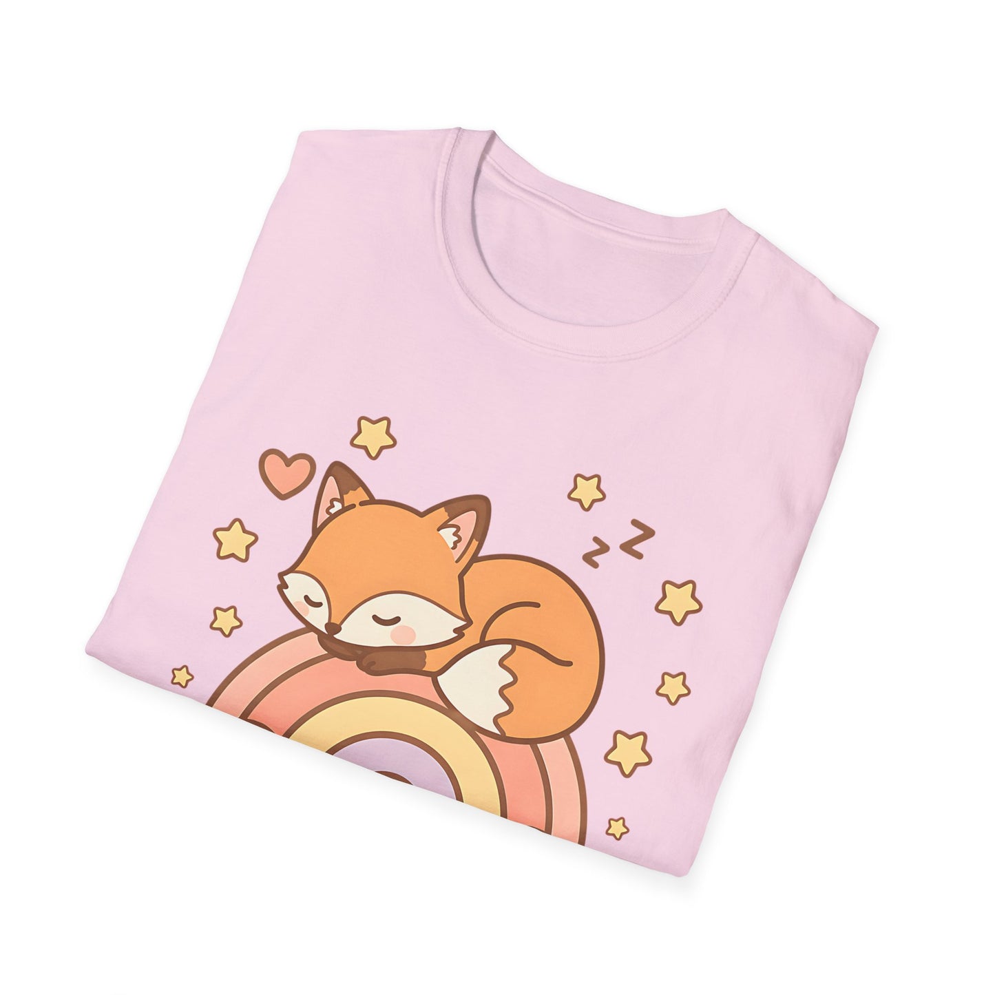 Rainbow Sleepy Fox