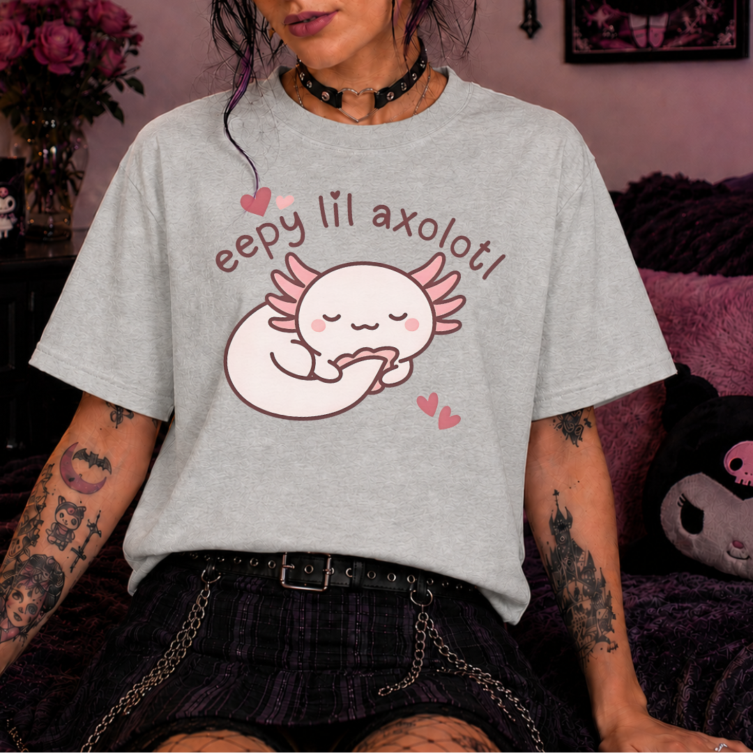 Eepy Lil Axolotl Tee