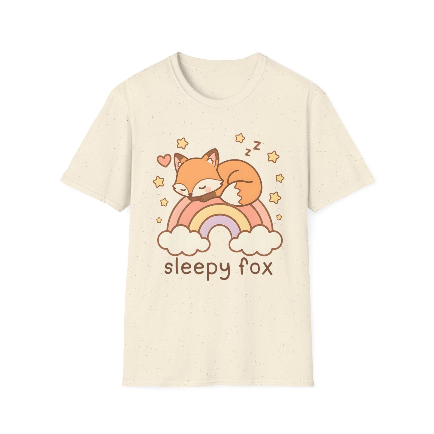 Rainbow Sleepy Fox