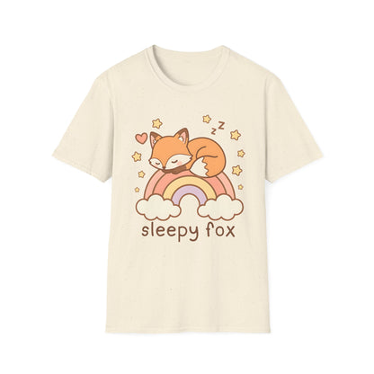 Rainbow Sleepy Fox