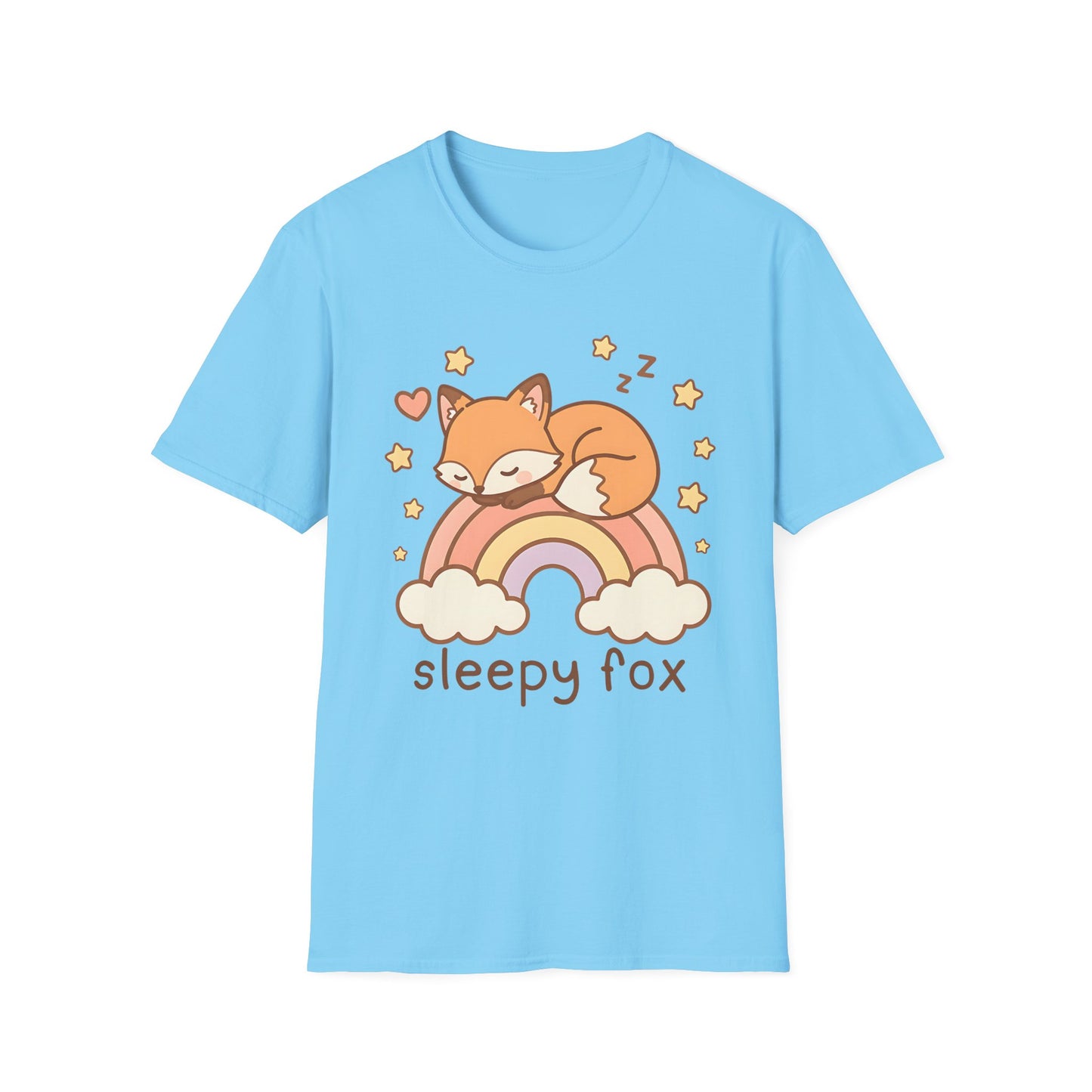 Rainbow Sleepy Fox