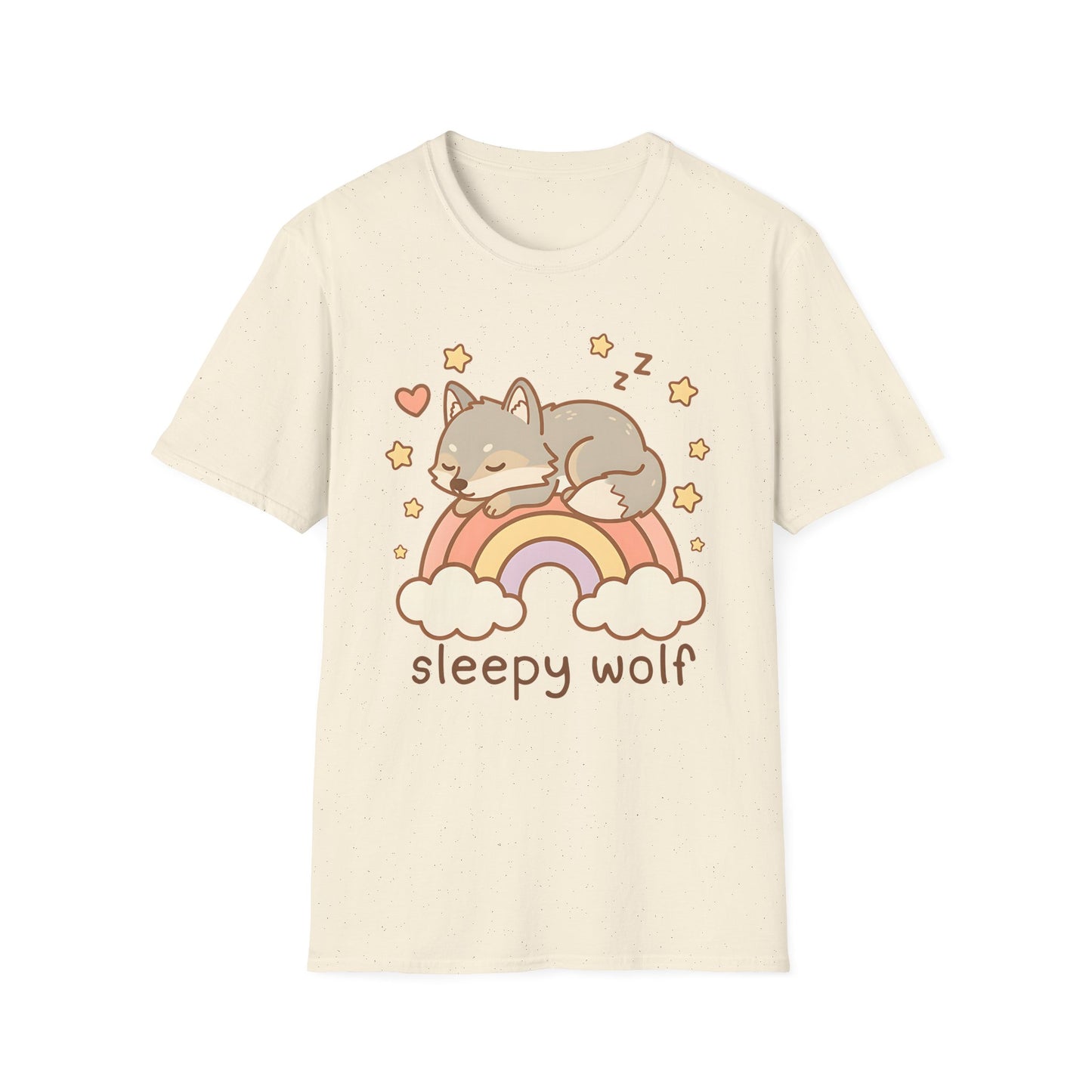 Rainbow Sleepy Wolf