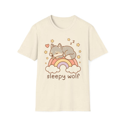 Rainbow Sleepy Wolf
