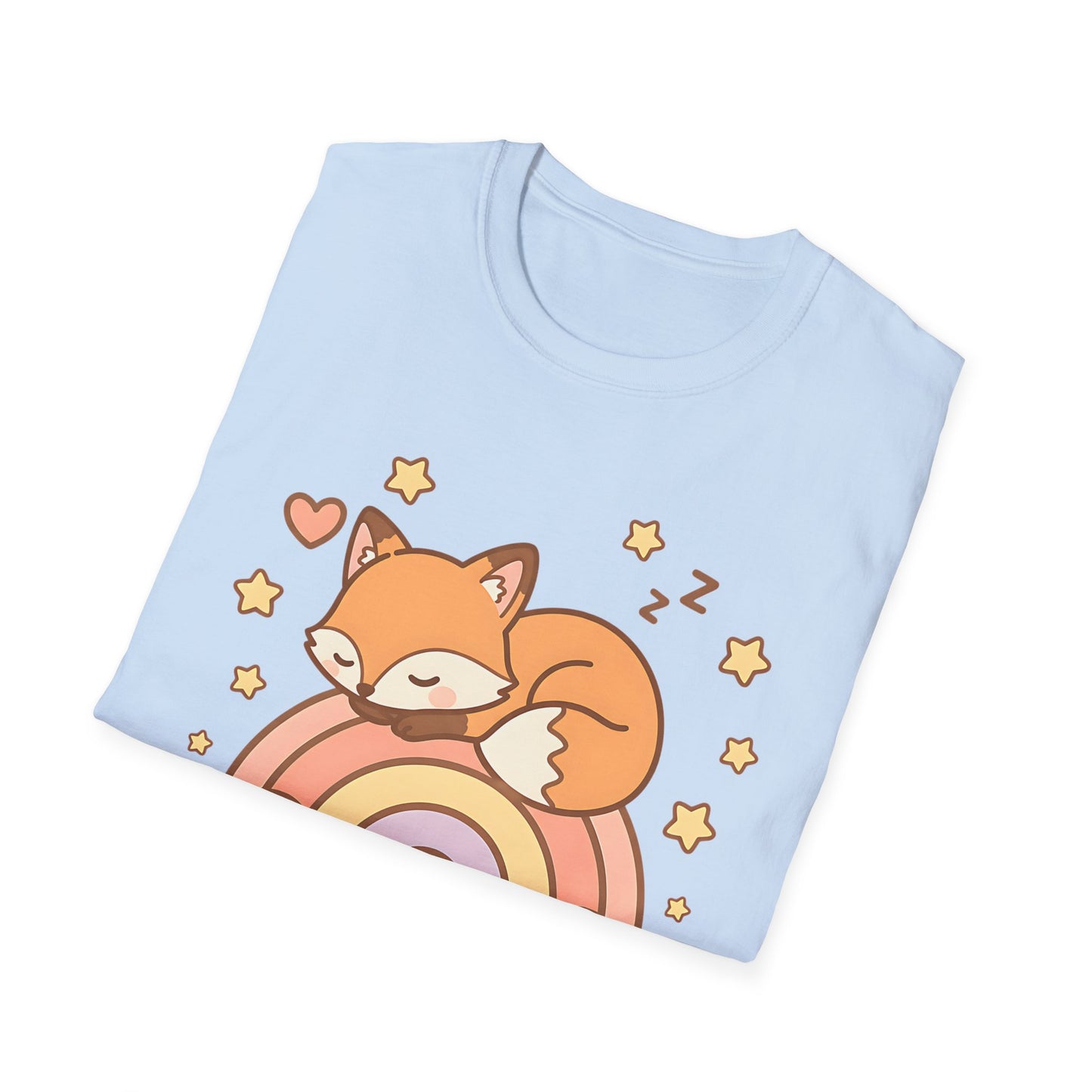 Rainbow Sleepy Fox