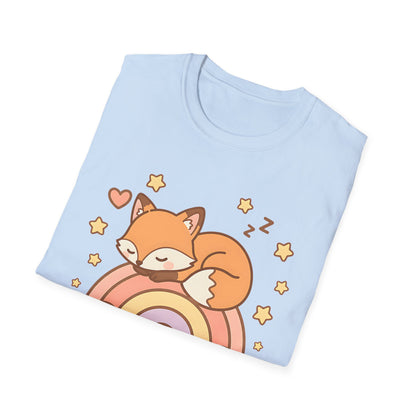Rainbow Sleepy Fox