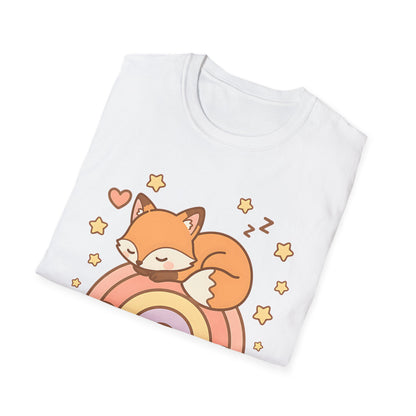 Rainbow Sleepy Fox