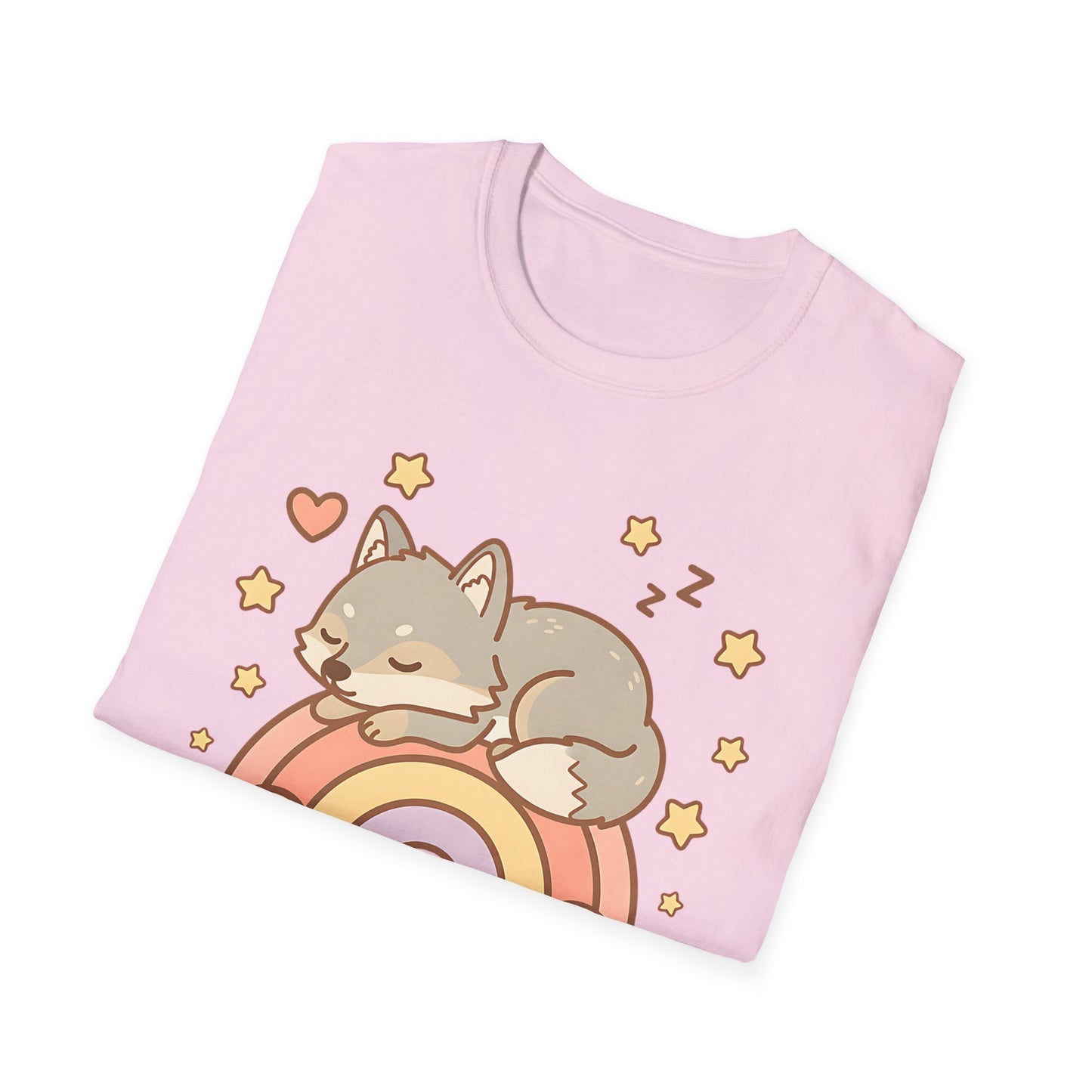 Rainbow Sleepy Wolf Cub