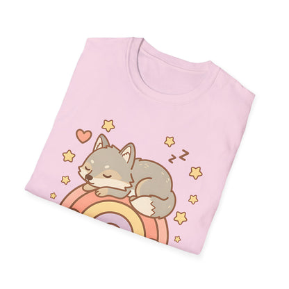 Rainbow Sleepy Wolf Cub