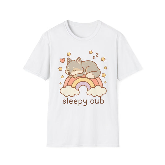 Rainbow Sleepy Wolf Cub