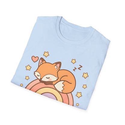 Rainbow Sleepy Fox Cub