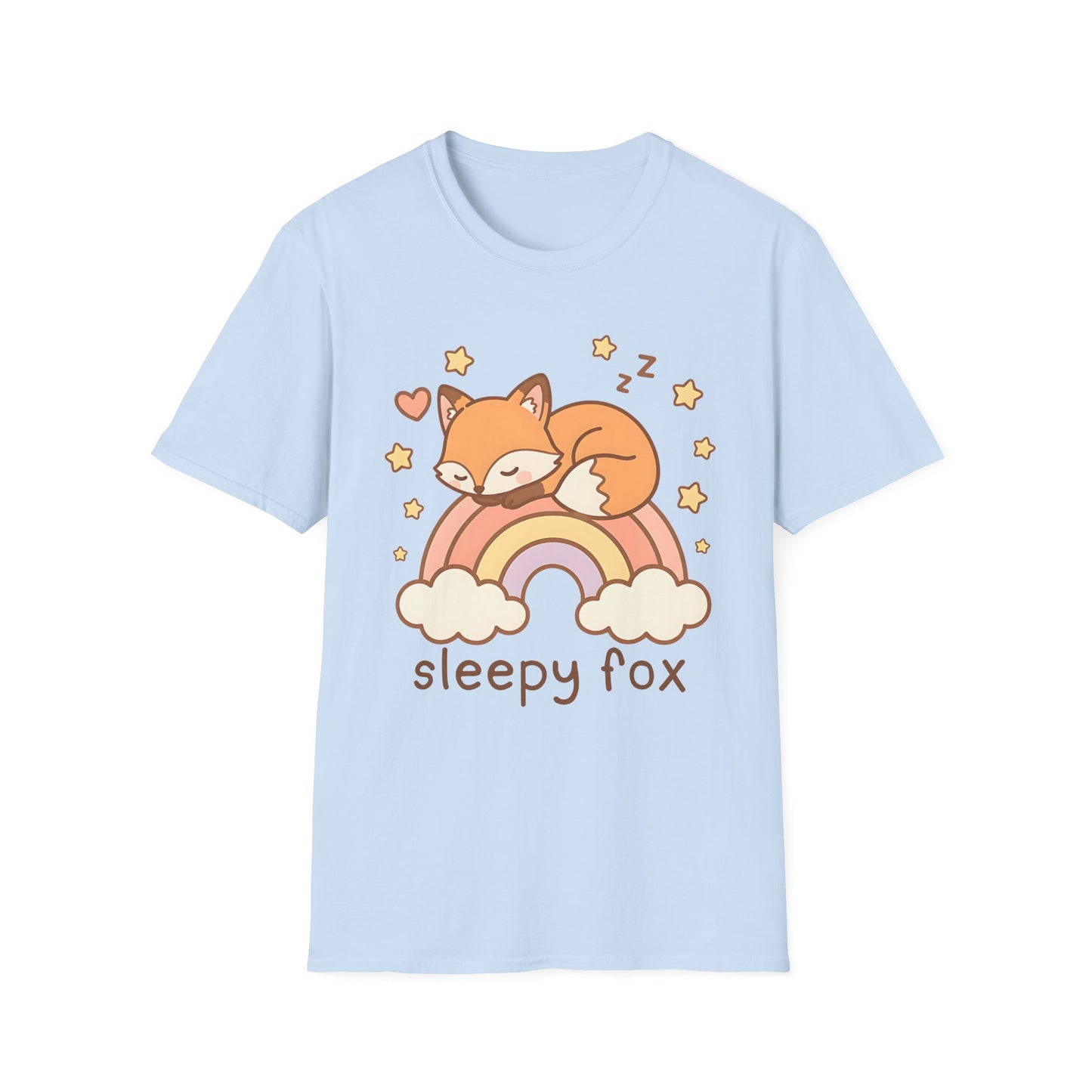 Rainbow Sleepy Fox