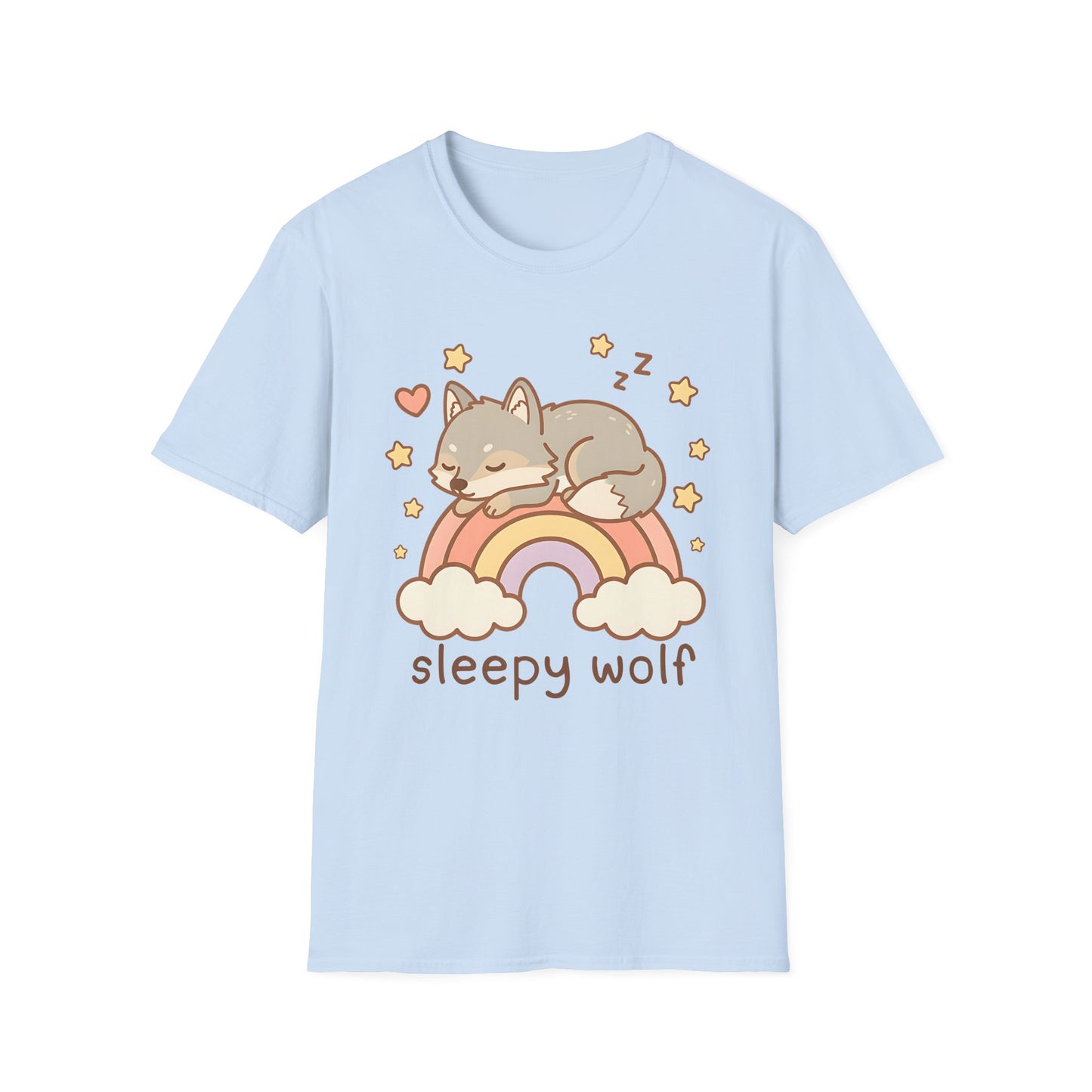 Rainbow Sleepy Wolf