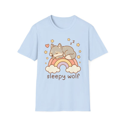 Rainbow Sleepy Wolf