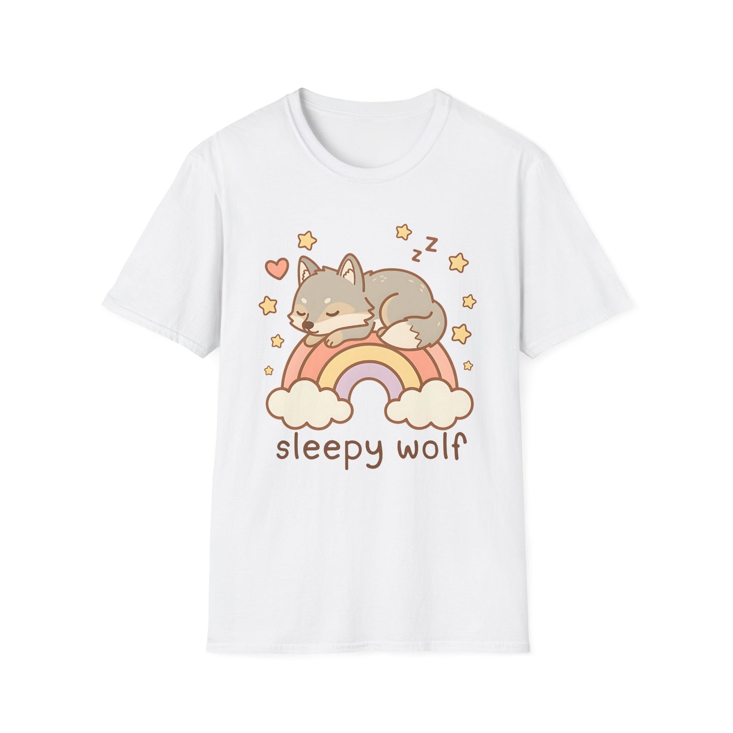 Rainbow Sleepy Wolf