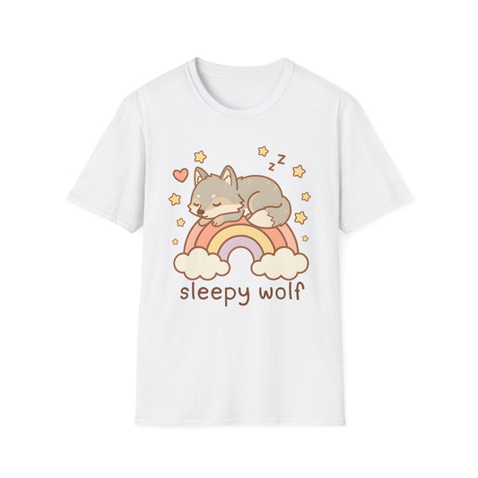 Rainbow Sleepy Wolf
