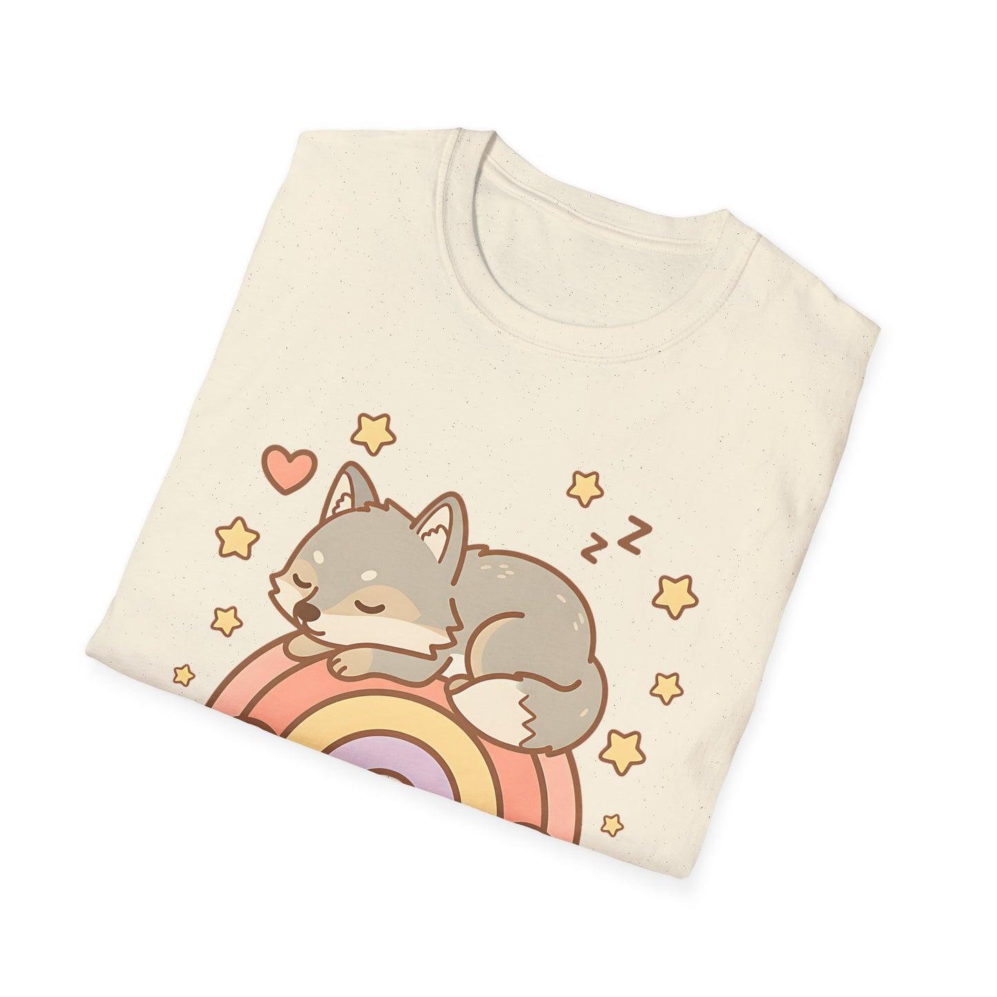 Rainbow Sleepy Wolf