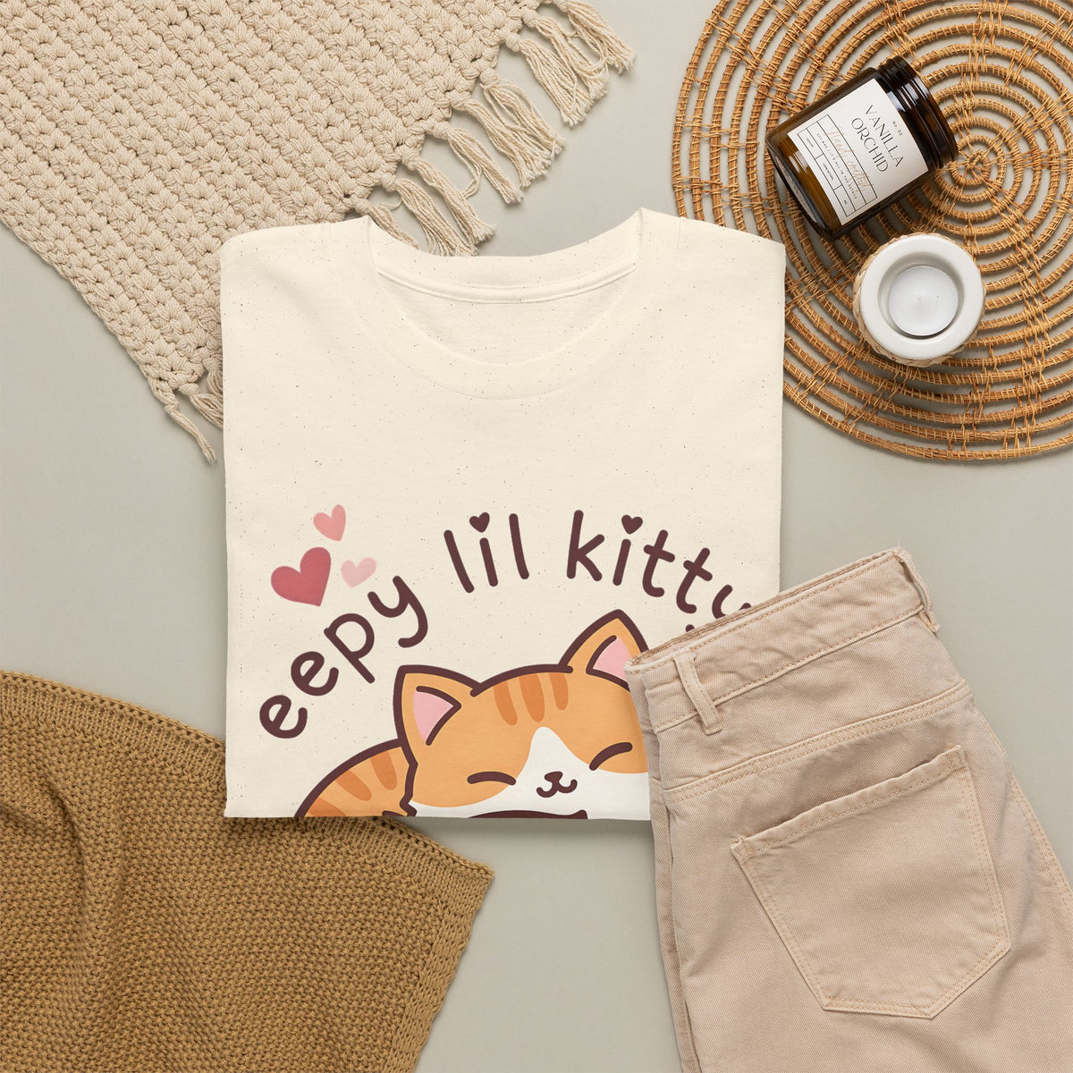 Eepy Lil Kitty Tee
