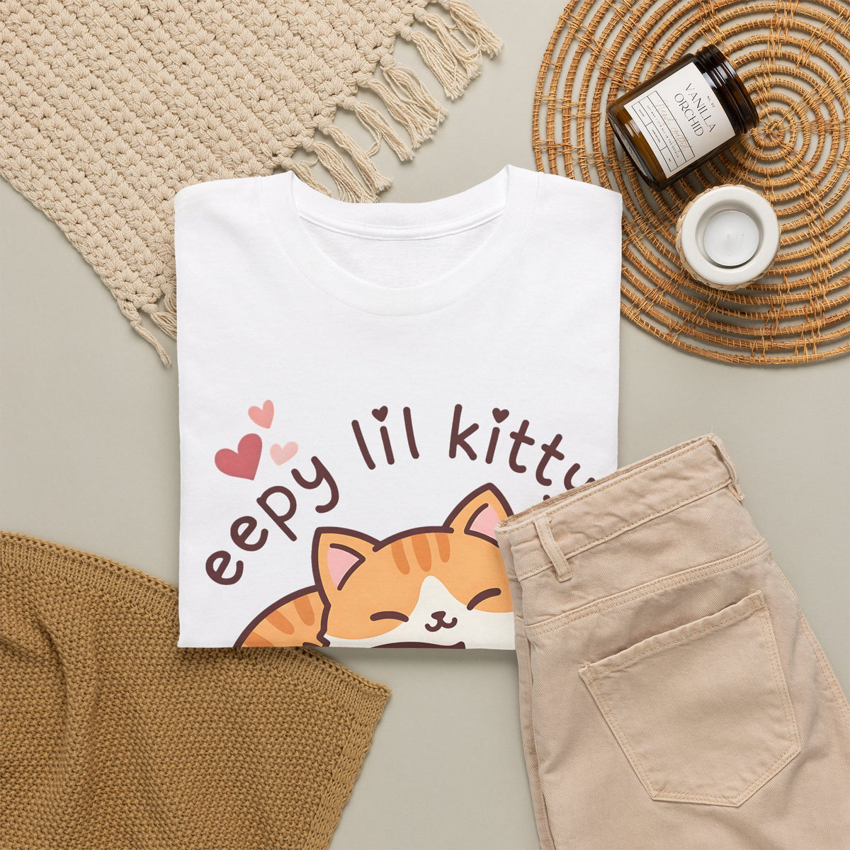 Eepy Lil Kitty Tee