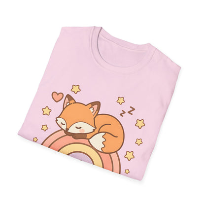Rainbow Sleepy Fox Cub