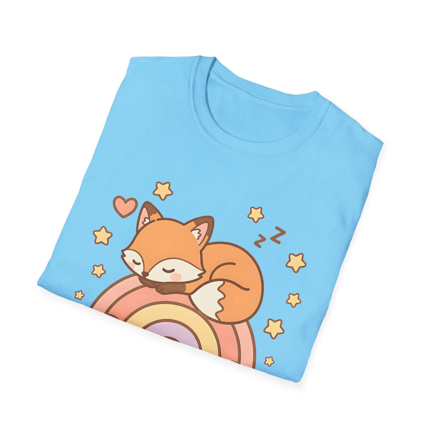 Rainbow Sleepy Fox