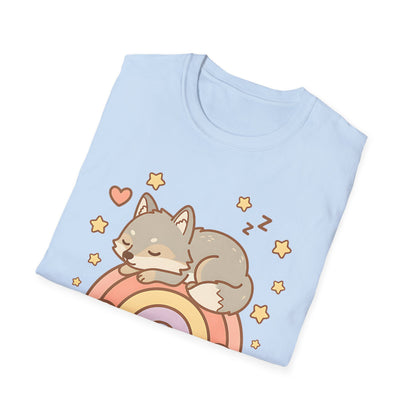 Rainbow Sleepy Wolf