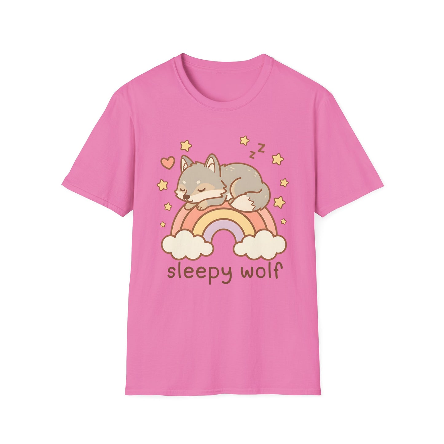 Rainbow Sleepy Wolf