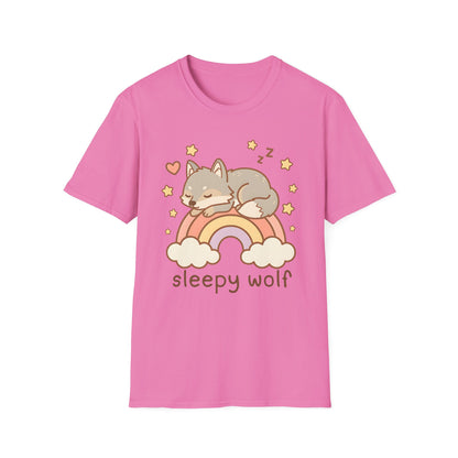 Rainbow Sleepy Wolf