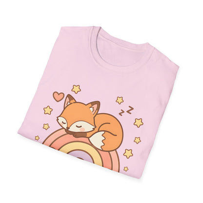 Rainbow Sleepy Fox