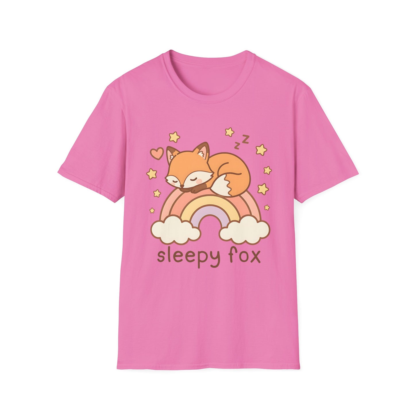 Rainbow Sleepy Fox