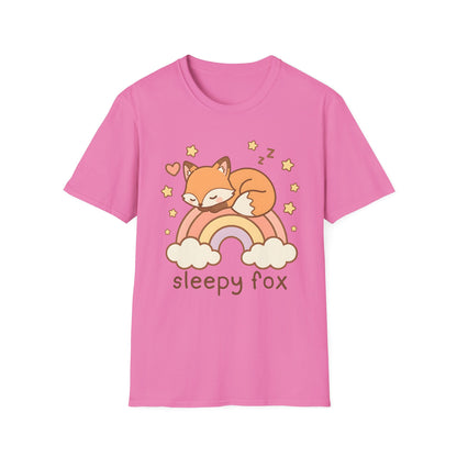 Rainbow Sleepy Fox