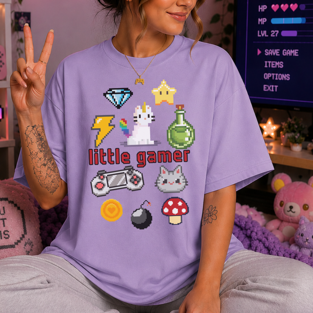 Little Retro Gamer Tee