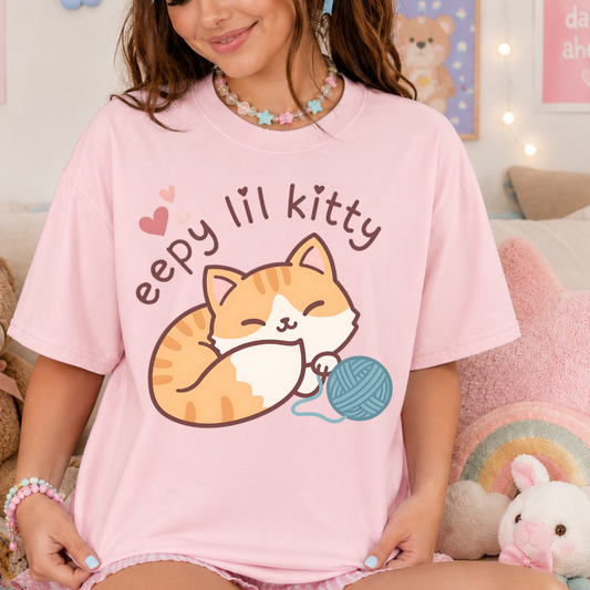 Eepy Lil Kitty Tee