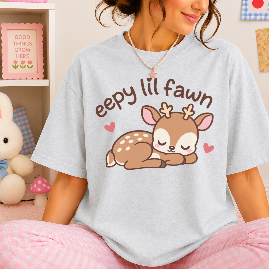 Eepy Lil Fawn Tee