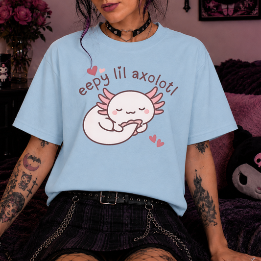 Eepy Lil Axolotl Tee