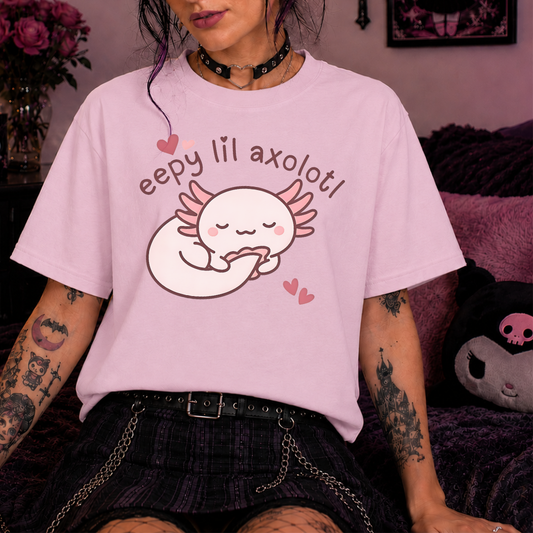 Eepy Lil Axolotl Tee