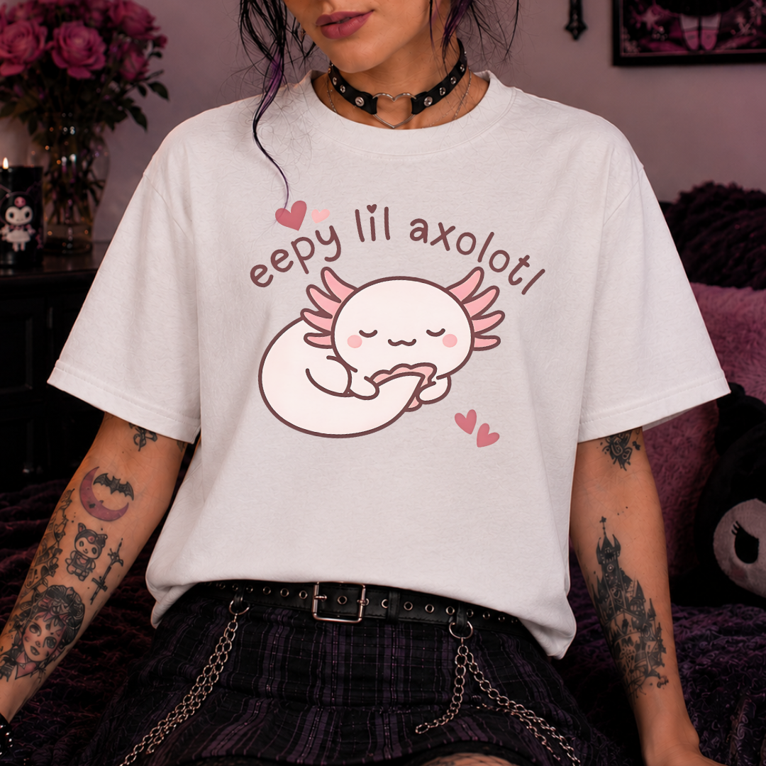 Eepy Lil Axolotl Tee