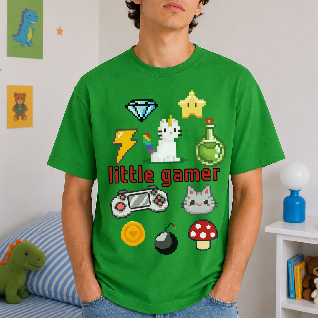 Little Retro Gamer Tee