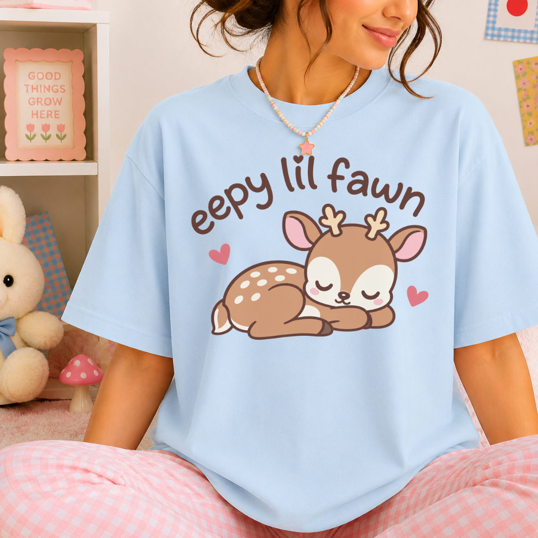 Eepy Lil Fawn Tee