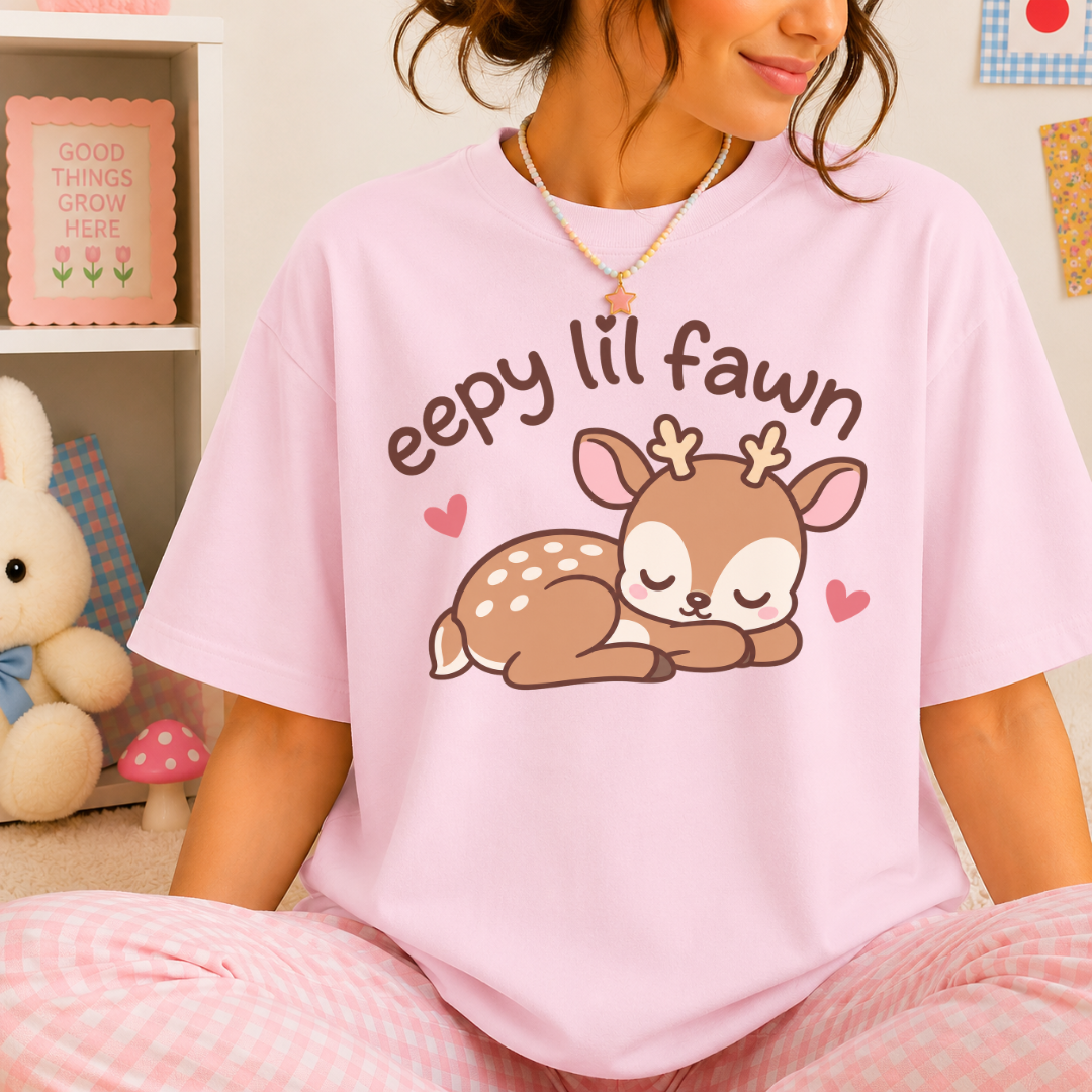 Eepy Lil Fawn Tee