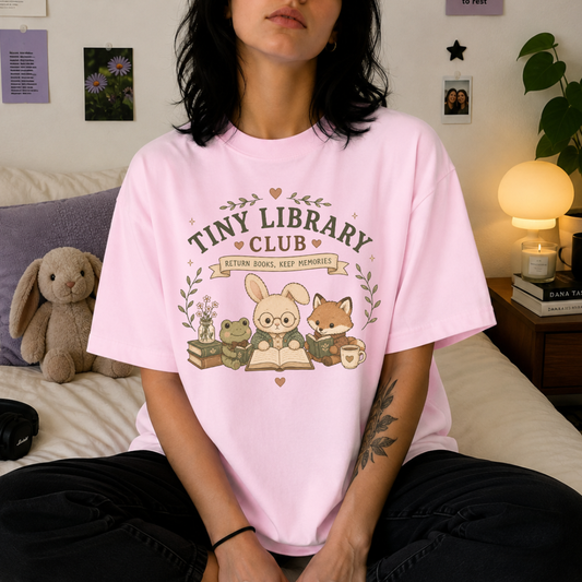 Tiny Library Club Tee