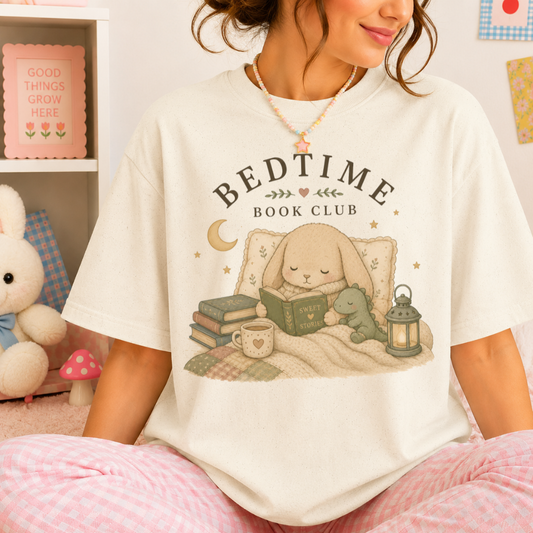 Bedtime Book Club Tee