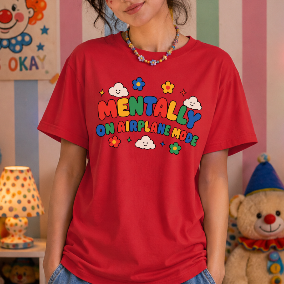 Mentally On Airplane Mode Tee