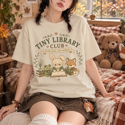Tiny Library Club Tee