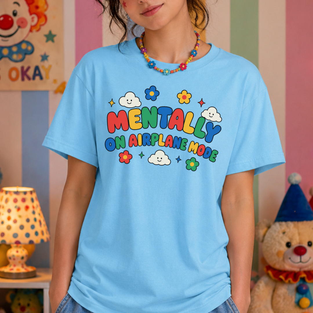 Mentally On Airplane Mode Tee