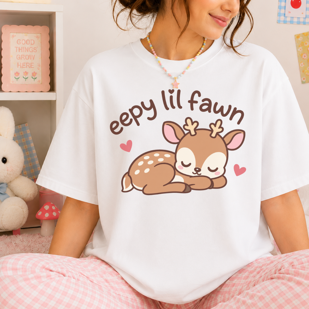 Eepy Lil Fawn Tee